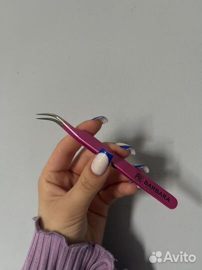 Пинцет для наращивания ресниц