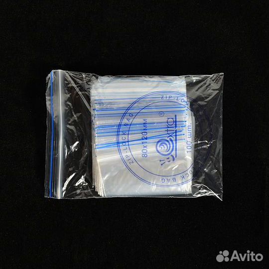 Пакет с замком 80*120 40мк 100/уп 160 упак/кор