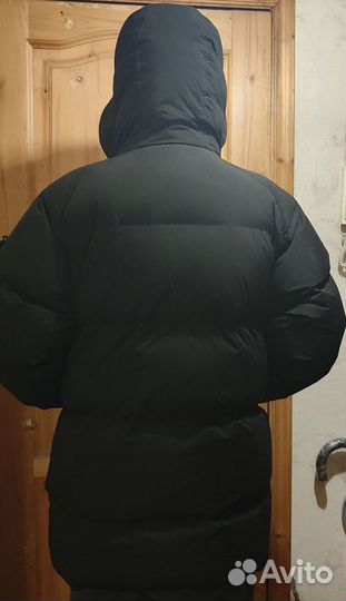 Большой Длинный Теплый Пуховик Куртка Пальто