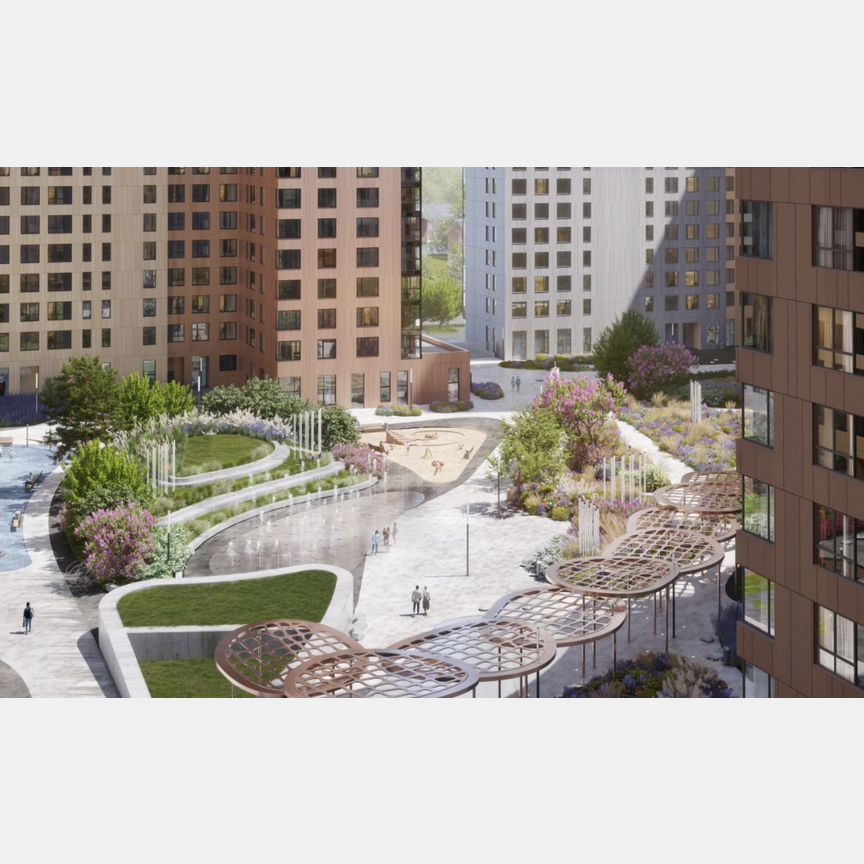 2-к. квартира, 69,6 м², 12/43 эт.