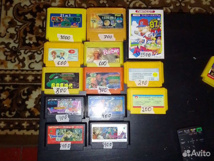 Картриджи dendy