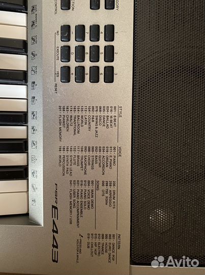 Синтезатор yamaha psr e443