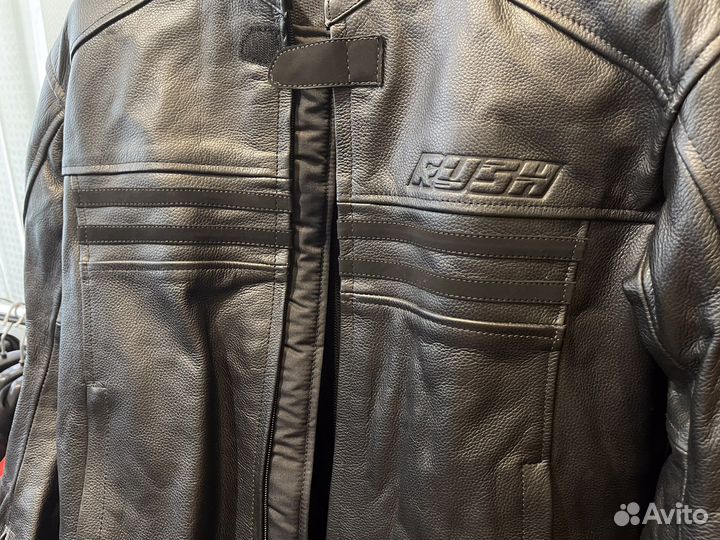 Мотокуртка кожаная Rush новая