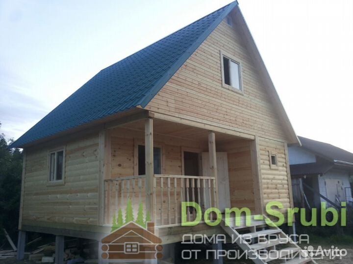 Приморск-Хорошая надёжная Баня из бруса Б-21 (6х6)