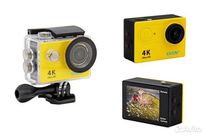 Экшн камера Eken H9R 4k, в отличном состоянии