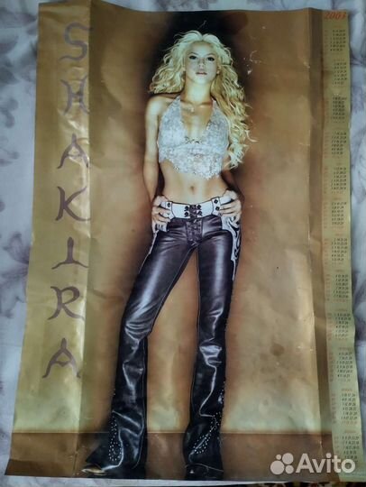 Постер календарь 2003 Шакира