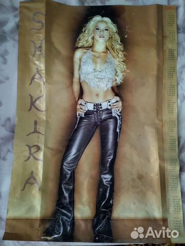 Постер календарь 2003 Шакира