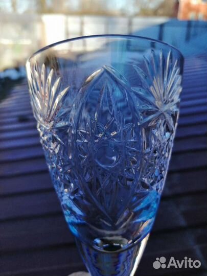 Хрустальные бокалы фужеры рюмки