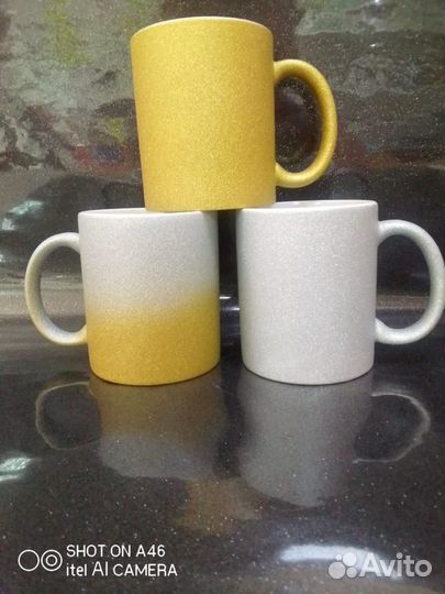 Яркие цветные кружки под печать