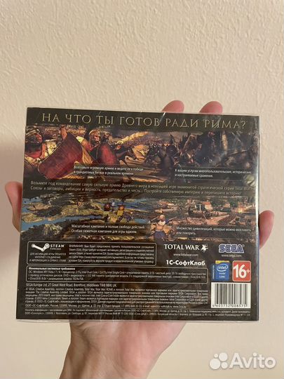 Диск для пк Total war Rome II (новый, силд)