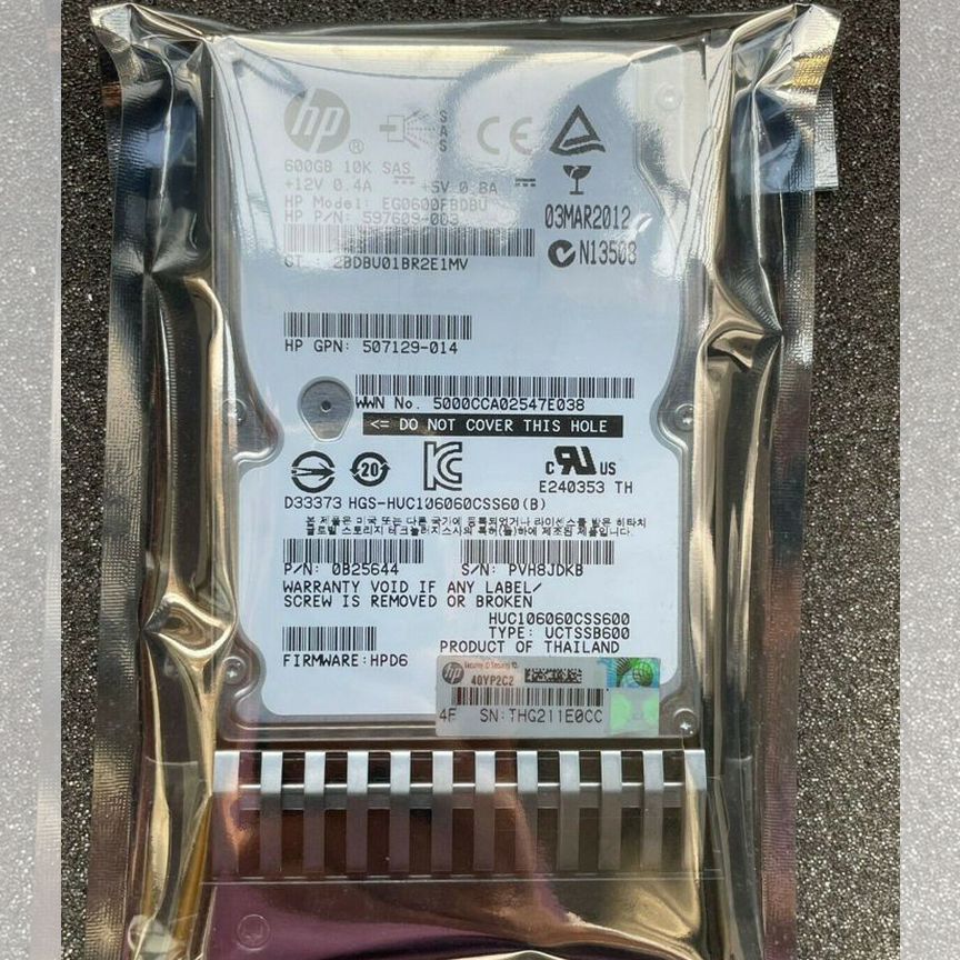 [613922-001] Жесткий Диск Hp Eva 600gb 10k Sas Aw611a 613922-001