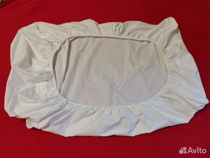 Детская простынь на резинке, бязь. 120*60см