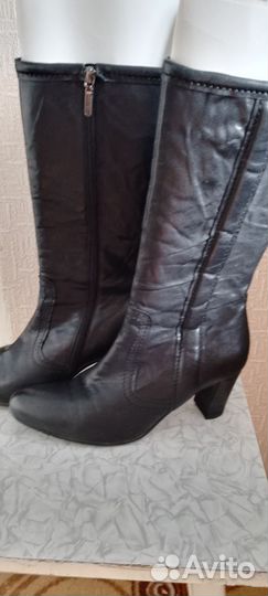 Сапоги осень весна женские натуральная 39