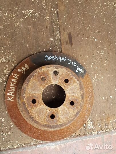 Задний тормозной диск Nissan qashqai j10