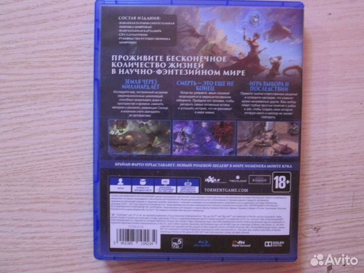 Игра на PS4 Torment: Tides of Numenera