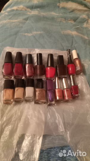 Лаки 16 штук лот