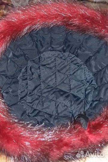 Шапка норковая женская 56 размер новая