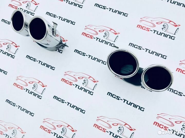 Насадки на выхлоп 45 AMG хром W177/C118/X247