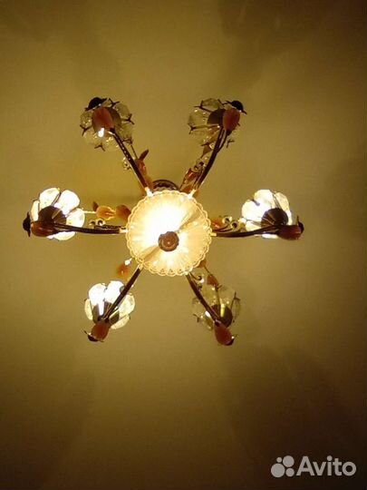 Люстра потолочная подвесная бу