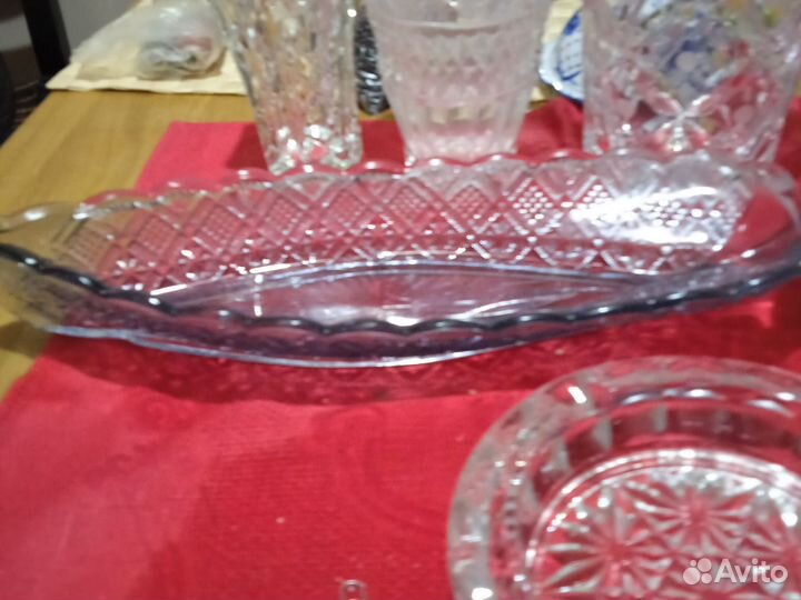 Ваза хрустальная