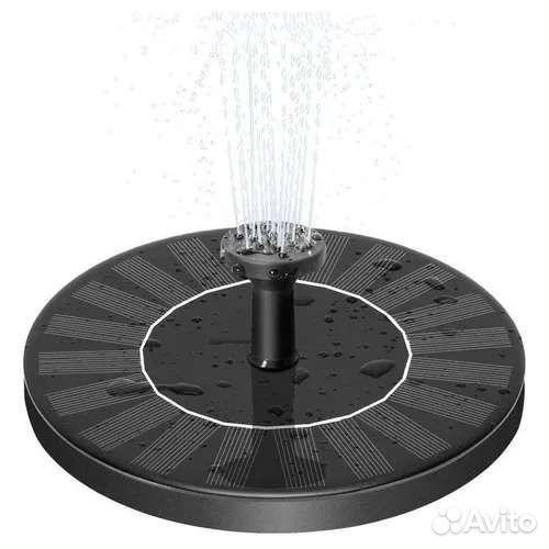 Плавающий водяной фонтан на солнечной батарее