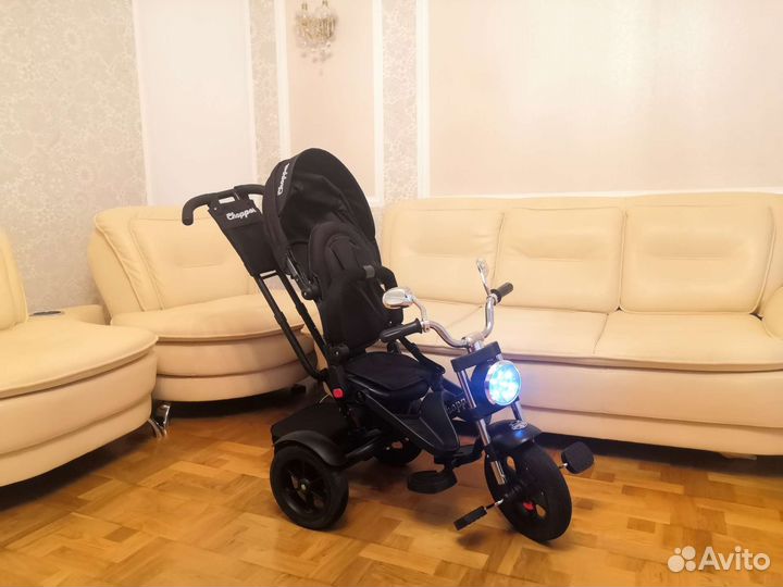 Детский велосипед коляска с родительской ручкой