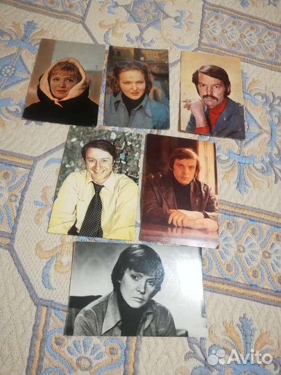 Открытки советских актёров