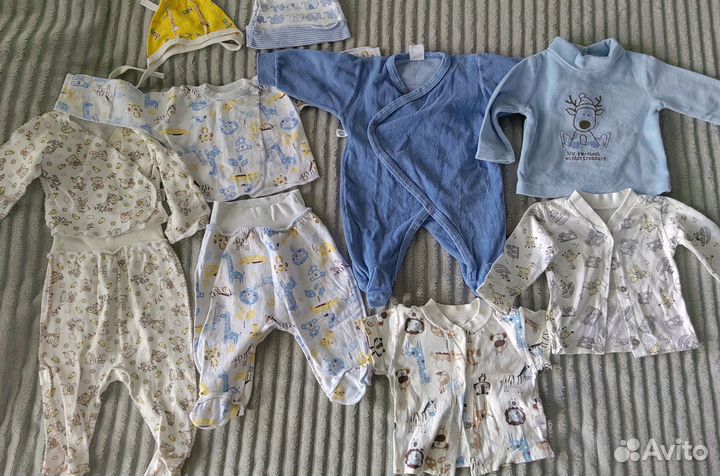 Детские вещи на мальчика с рождения до года
