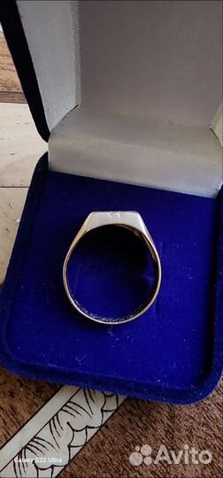 Мужское Золотое кольцо СССР 585