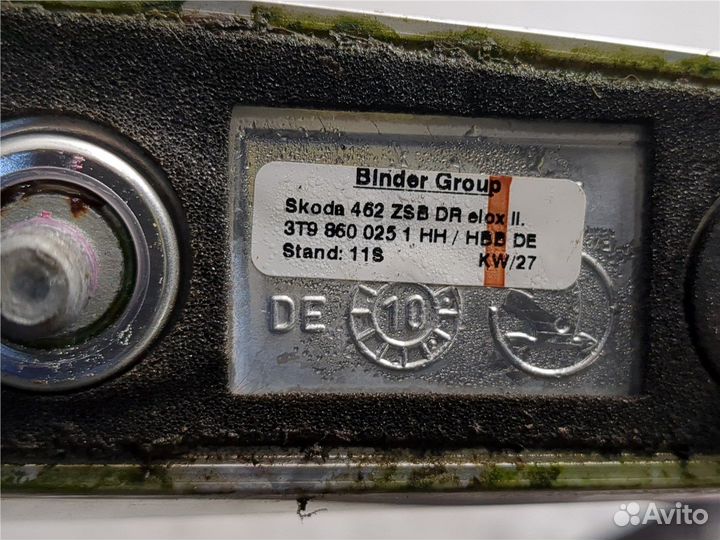 Рейлинг на крышу (одиночка) Skoda SuperB, 2010