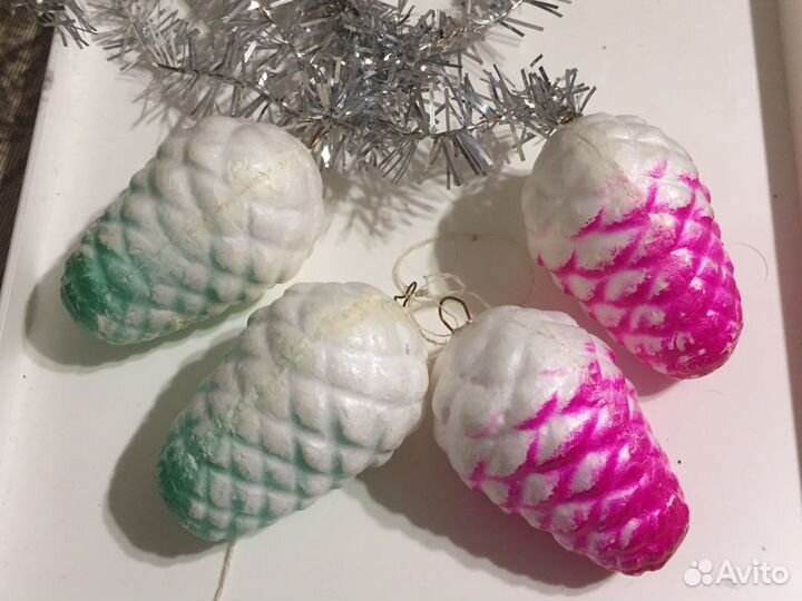 Елочные Игрушки СССР (пенопласт)