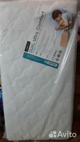 Матрас детский, постельное бельё с бортиками 1600