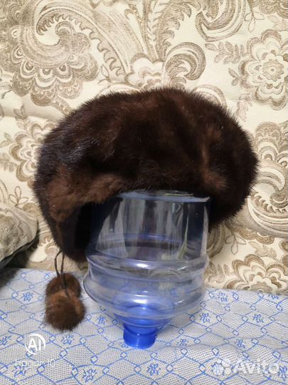 Норковый берет мягкий