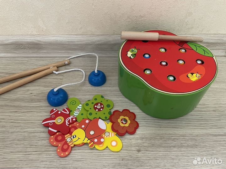 Развивающие игрушки Рыбалка Сортер Тени