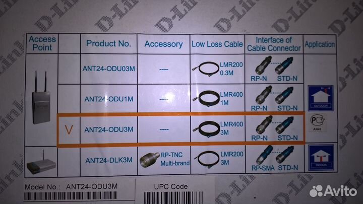 Джампер ANT24-odu3m