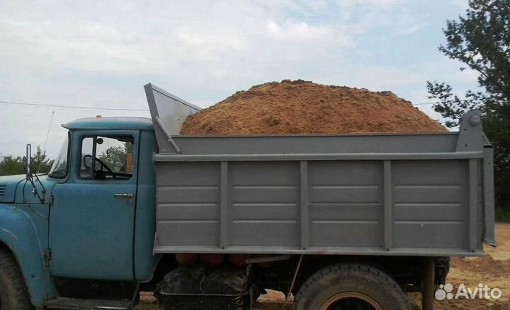 Песок карьерный доставка