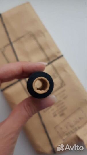 Нитки новые хлопчатобумажные СССР черные