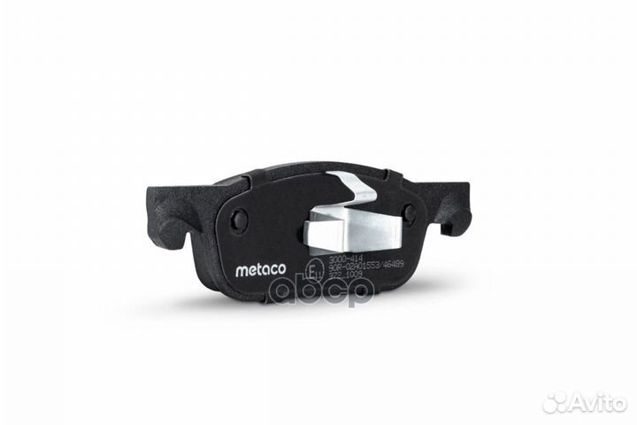Колодки тормозные renault logan 14- 3000414 metaco
