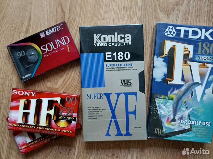 Кассеты новые, запечатанные