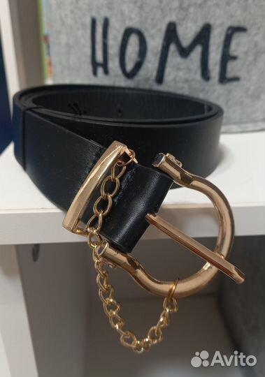 Ремень чёрный женский
