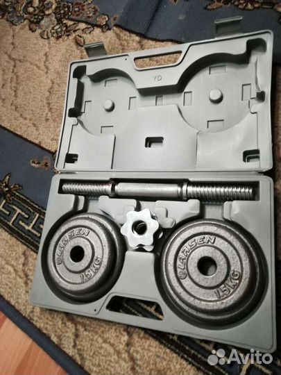 Гантель 10 кг в кейсе