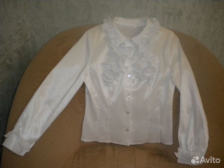 Блузка школьная нарядная