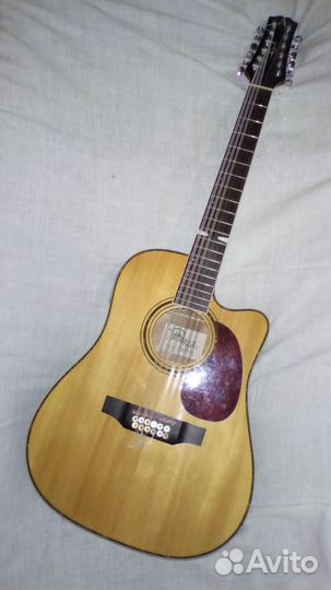 Гитары акустические,12 струнная с звукос.,и 6 стр