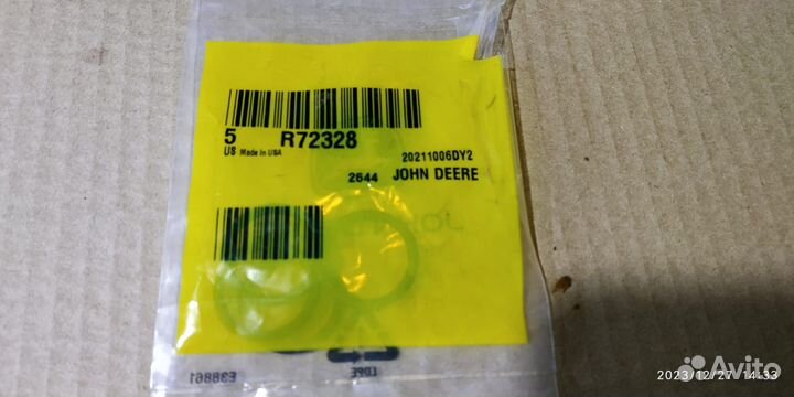 R72328 Кольцо уплотнительное John Deere