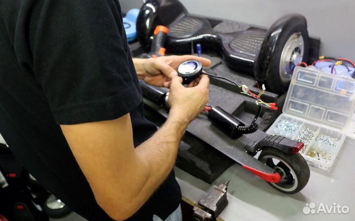 Ремонт электросамокатов. Ремонт гироскутеров