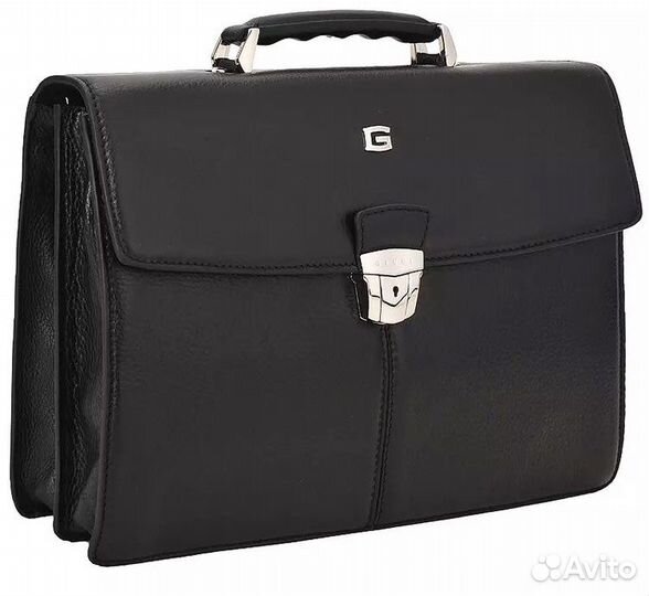Мужской кожаный портфель бу
