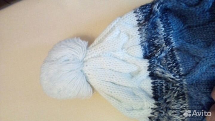 Женская шапка и шарф