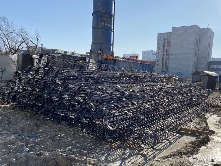 Арматурный каркас сваи бнс