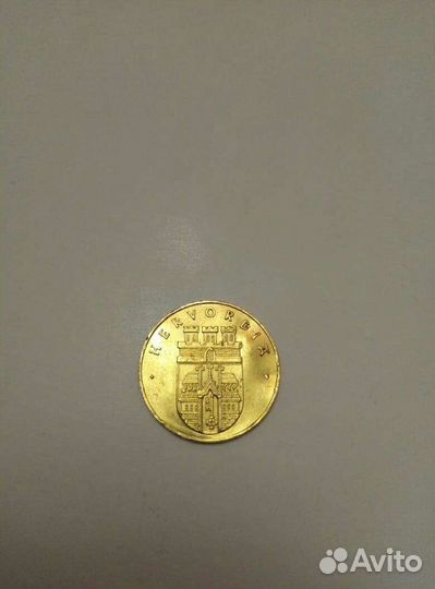 Золотая монета wittekind 986 hervordia