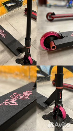 Трюковой самокат TT Street mama pink